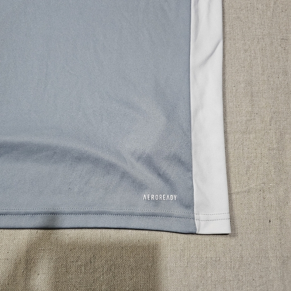 Adidas RSC Renegades Soccer Club Youth Soccer Jersey Size small gray and white - Picture 3 of 7
